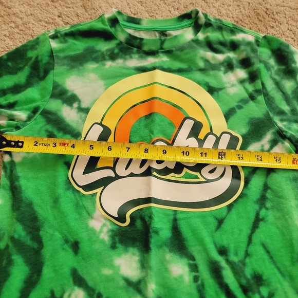 St. Padddy's Tie Dye Shirt 10-12 - Picture 7 of 8